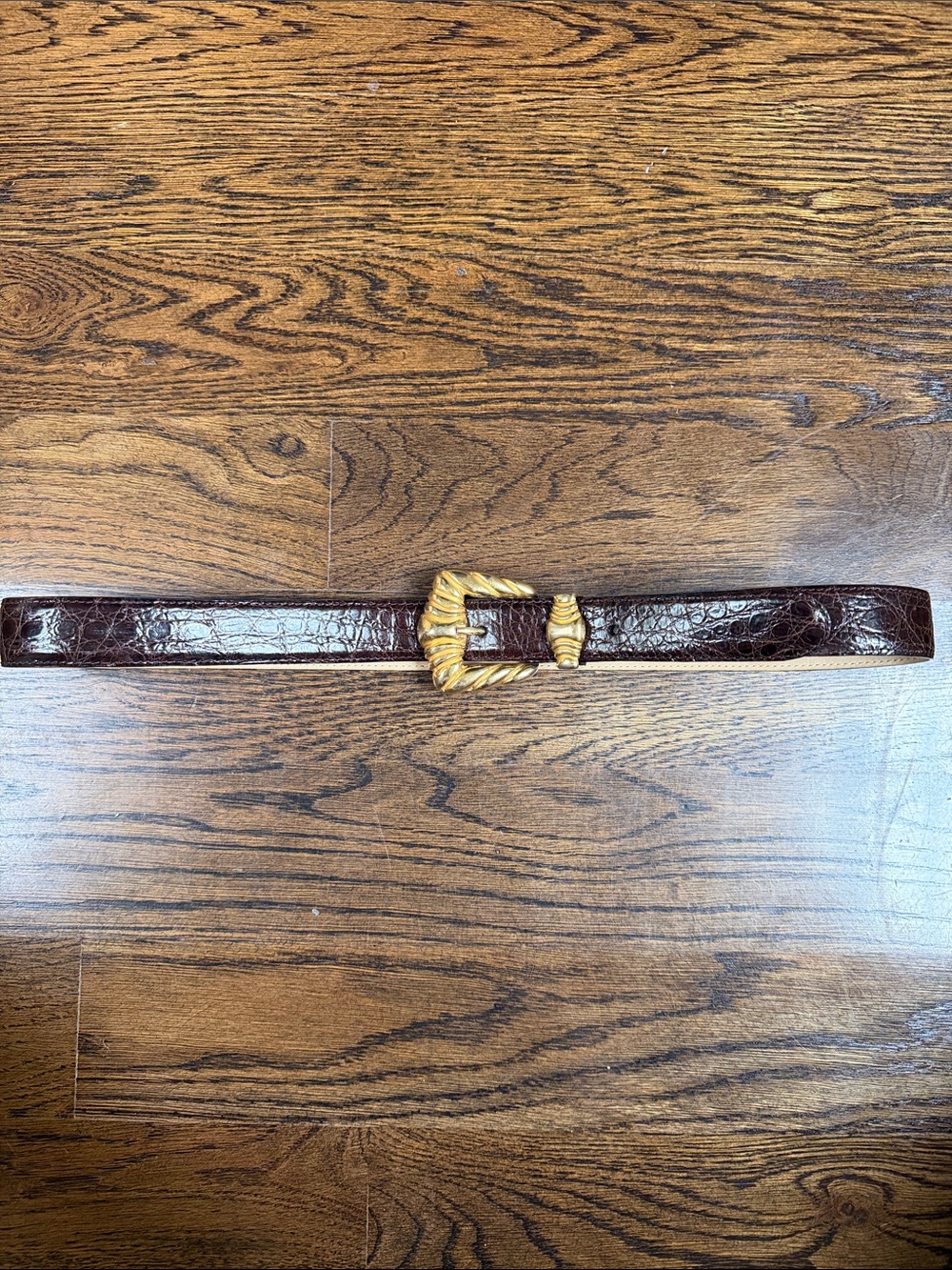 BD Jeffries Genuine Crocodile Belt Size X-Large